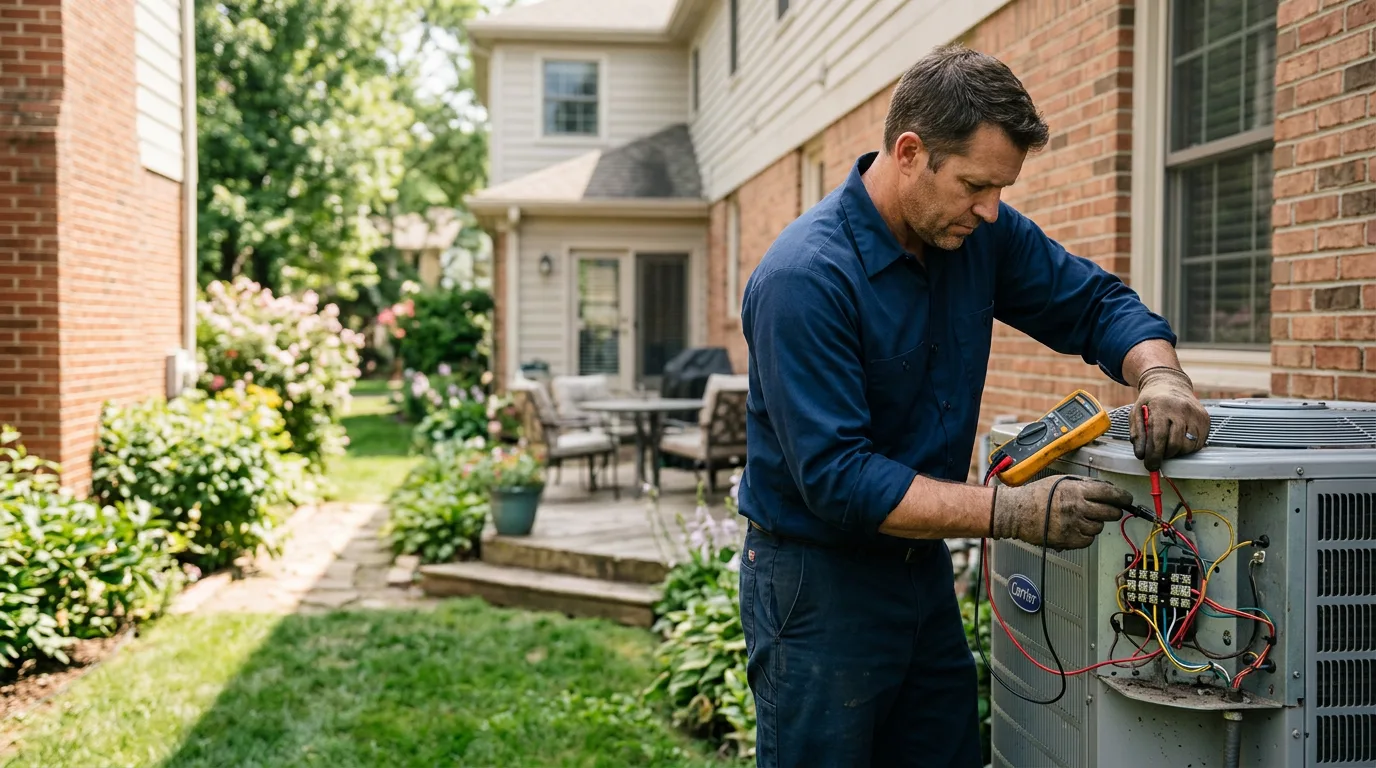 HVAC technician working near Riverdale, NJ